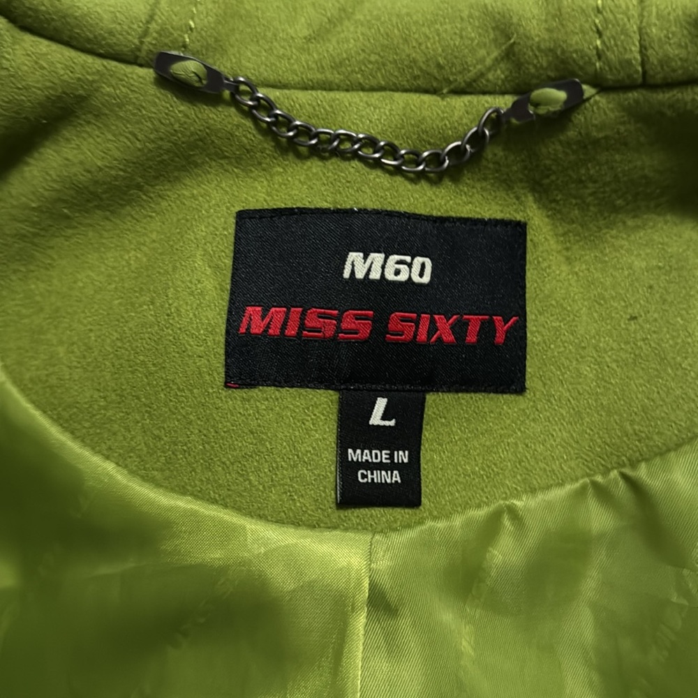 Miss Sixty Green Pea Coat with Hood - Picture 5 of 5
